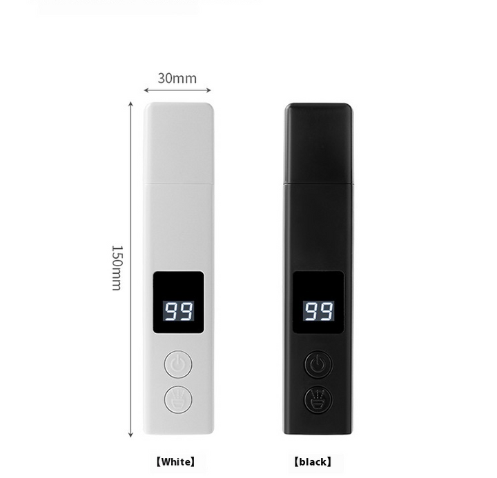 Electric pet nail grinder with quiet motor & LED digital display for dog & cat claw care.