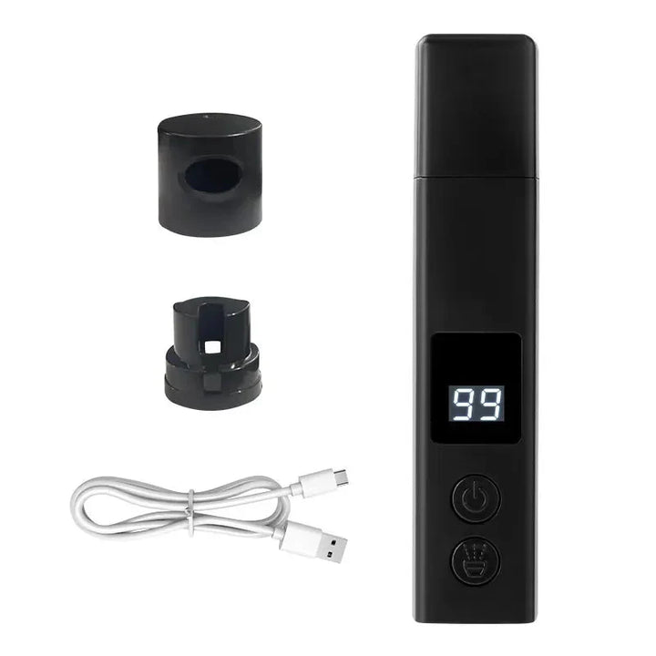 Advanced pet grooming tool: quiet digital nail grinder with LED for dog & cat claws.