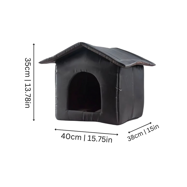 Insulated waterproof dog house for year-round protection and warmth