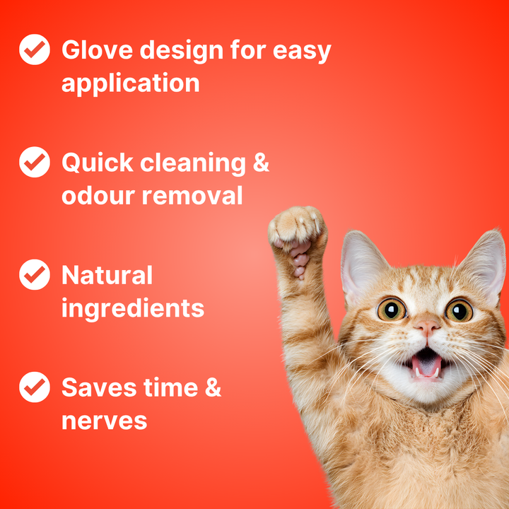 Travel-friendly PetPure grooming wipes for dogs and cats, ideal for on-the-go hygiene.