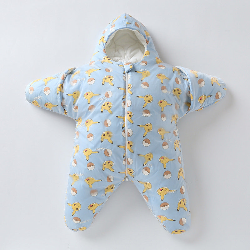 Pink star baby sleeping bag, essential for safe and warm infant sleep