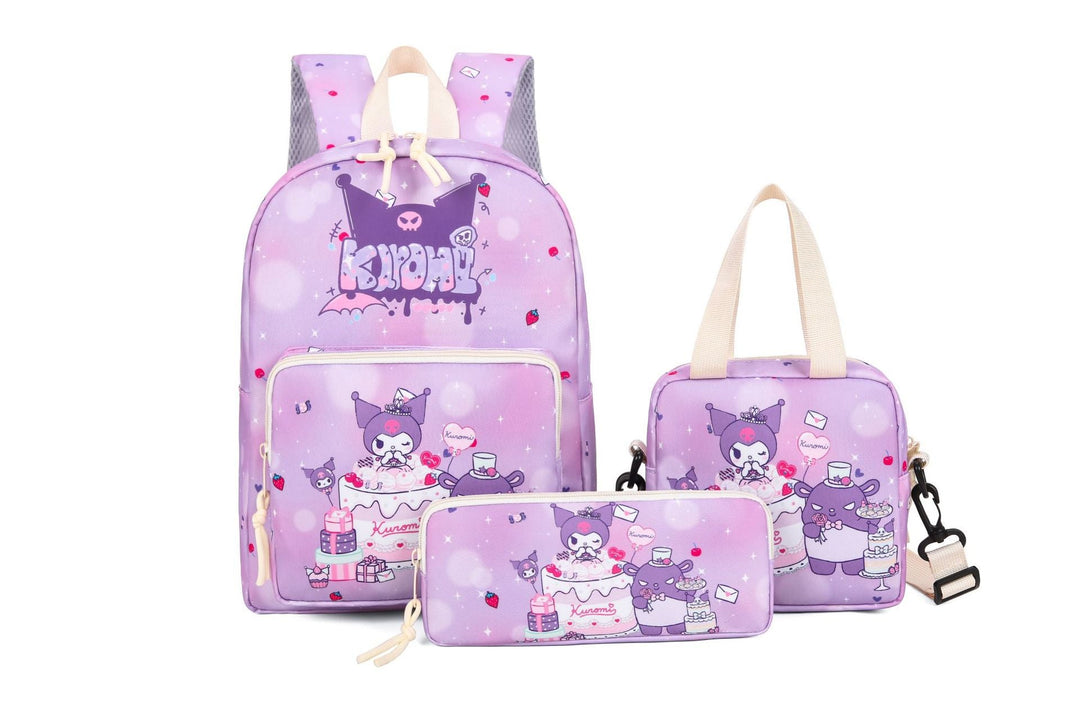 Playful cartoon character backpack, unisex design for school & daily use. Colorful & fun student bag.