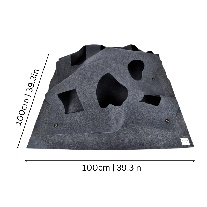 Foldable cat mat providing hiding spots and agility toy fun for playful cats.