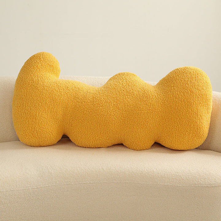 Cozy cactus cuddle pillow, a charming plush home decor item for a relaxing ambiance.