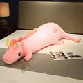 Giant cuddly dragon body pillow, soft plush stuffed animal for ultimate comfort & support.