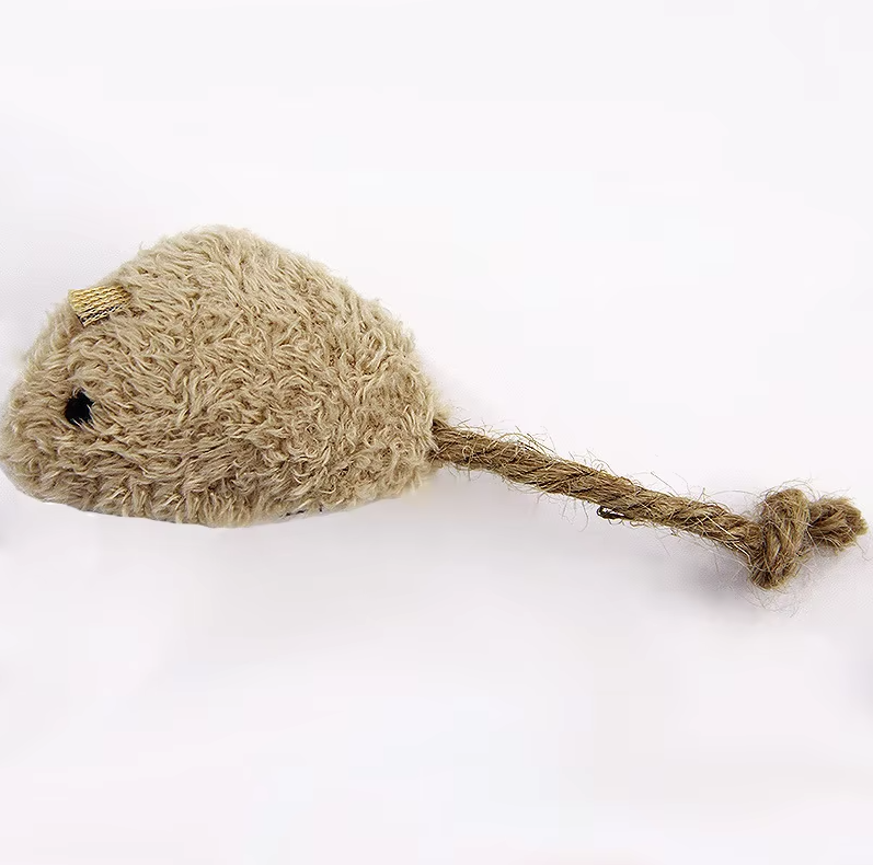 Interactive plush mice cat toy designed to stimulate feline hunting instincts for active indoor play.