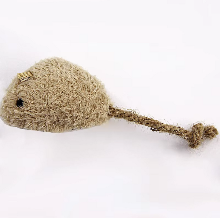 Interactive plush mice cat toy designed to stimulate feline hunting instincts for active indoor play.