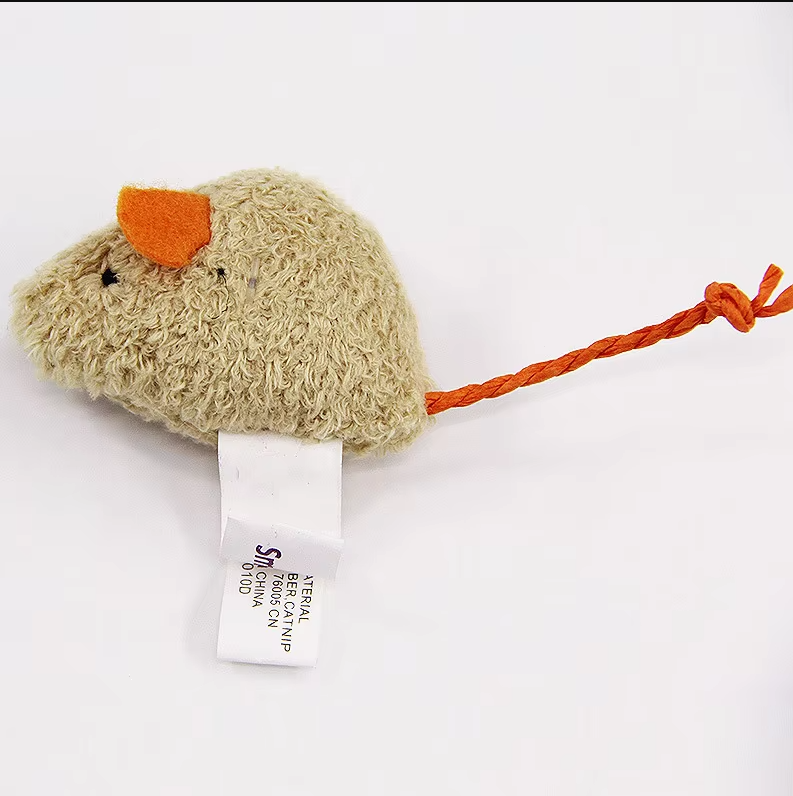 Cat enrichment toy: small plush mice for playtime, encouraging exercise and fulfilling a cat's hunting drive.