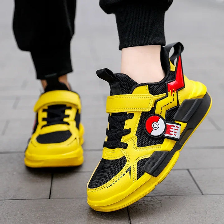 Fun character shoes: Boys and girls' Pokémon sneakers with a playful design.