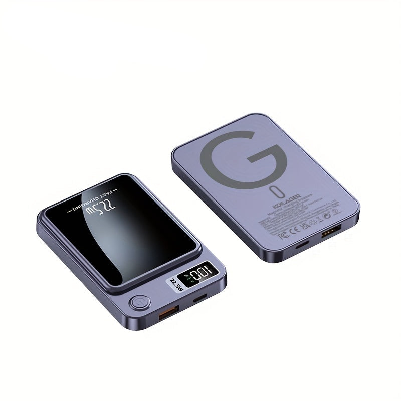 Innovative 10000mAh magnetic wireless power bank & fast portable charger for all your devices.