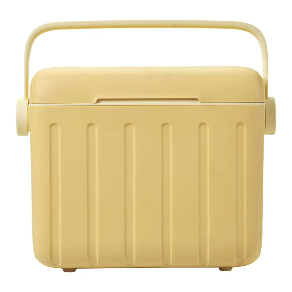 Portable 6L insulated cooler box for camping & picnics. Keeps drinks & food cold during outdoor adventures.