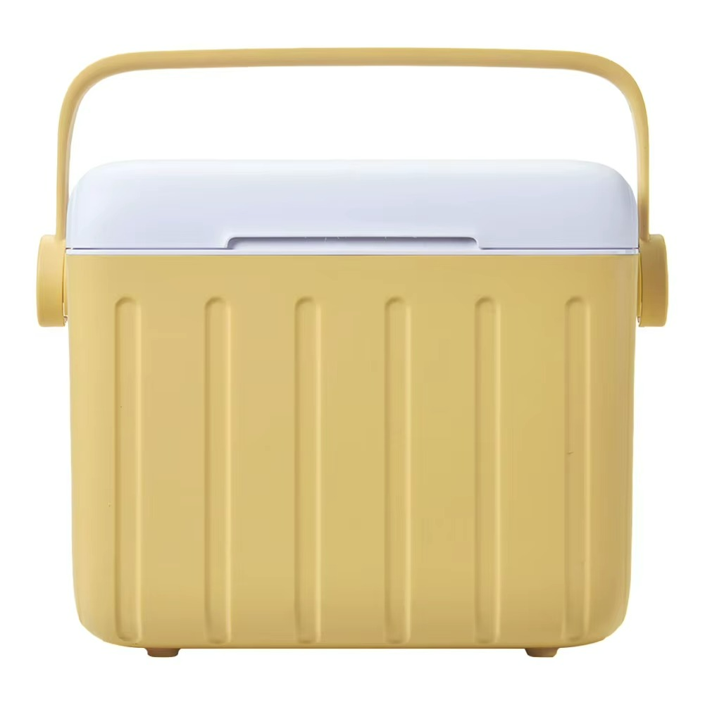 Compact 6L insulated ice chest, perfect for beach trips, camping, and travel. Keeps food & drinks fresh.