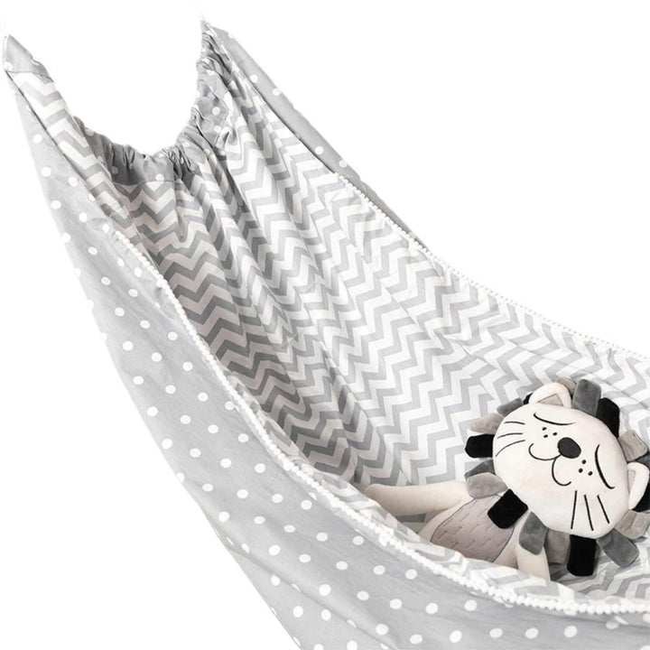 Comfortable and portable baby hammock, essential nursery gear for peaceful relaxation and travel.