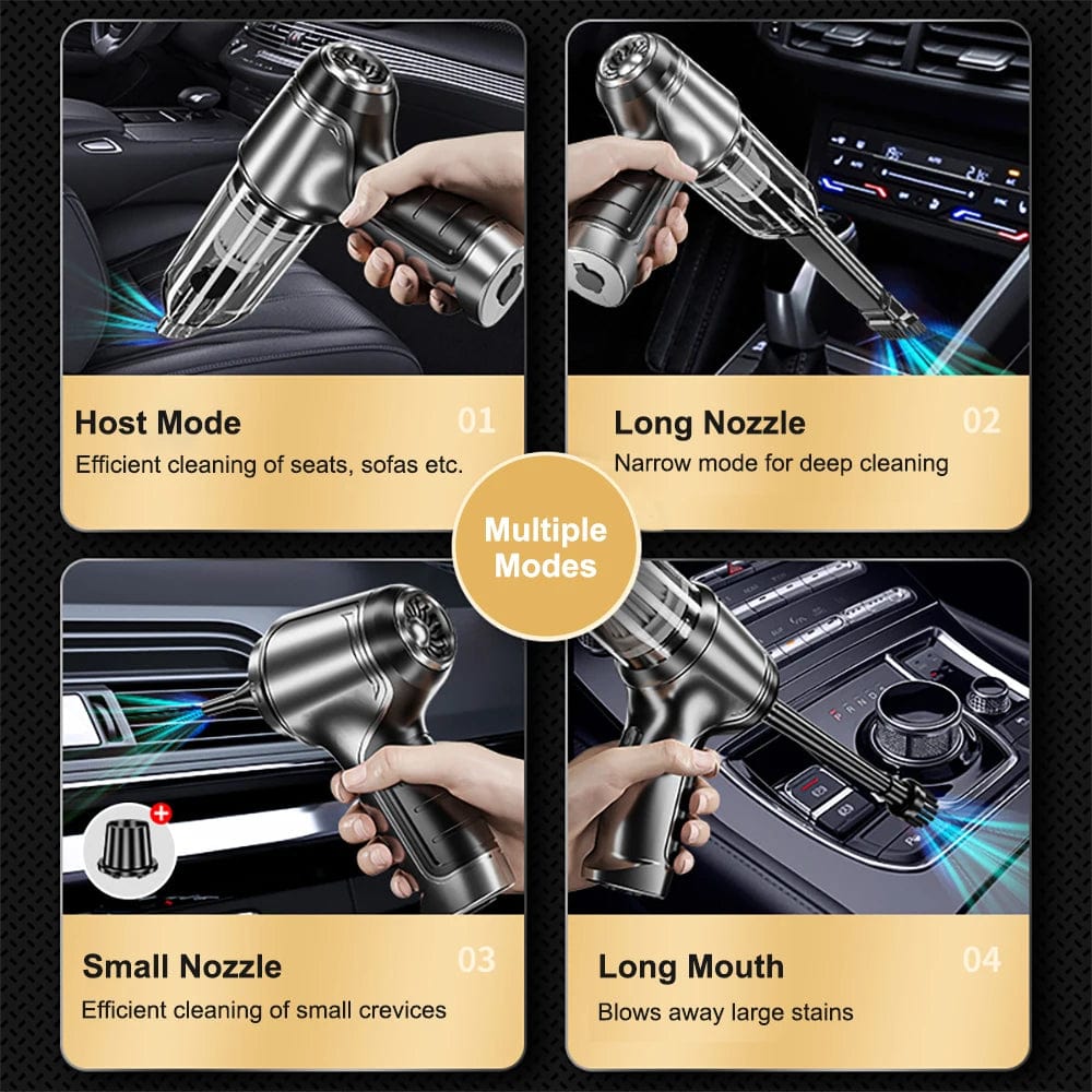 Lightweight portable car vac, essential for easy vehicle maintenance & detailing.
