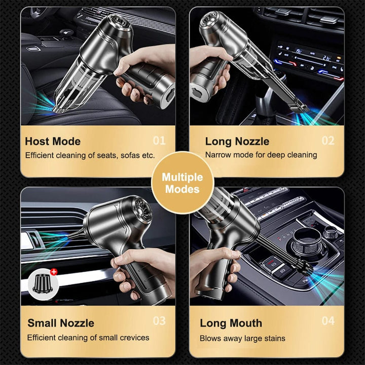 Lightweight portable car vac, essential for easy vehicle maintenance & detailing.