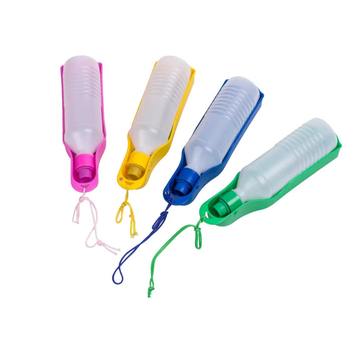 Keep your dog hydrated with this portable pet water bottle & bowl, perfect for walks, travel, and training.