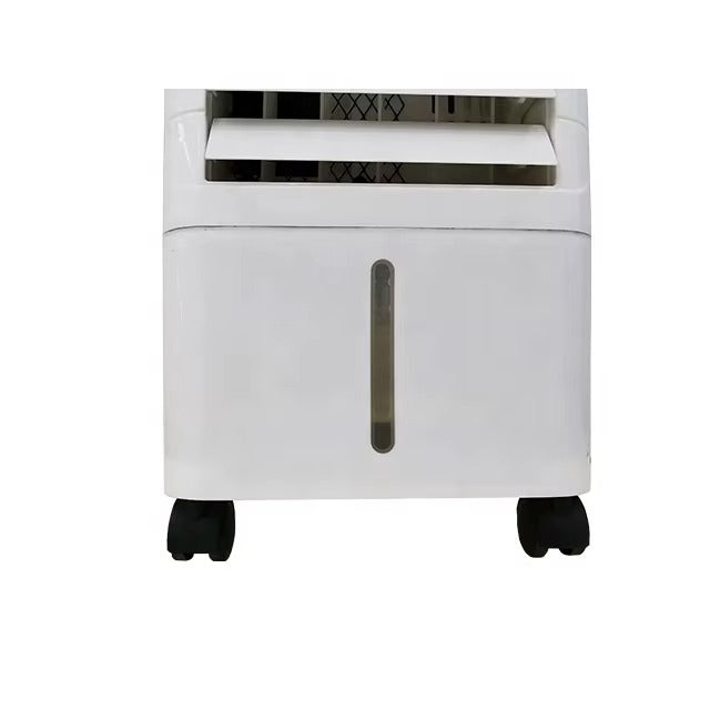 Compact portable fan & humidifier, providing refreshing cool air and improved humidity indoors.