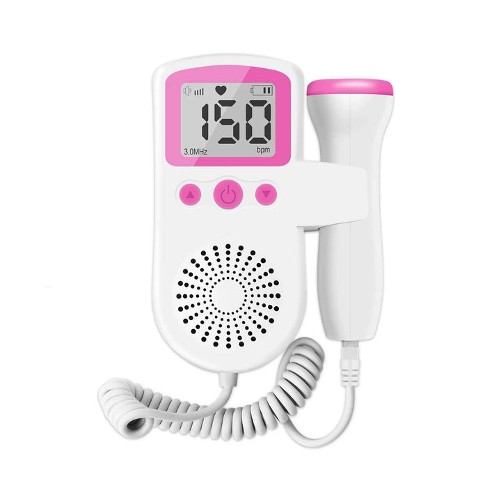 Portable fetal doppler for monitoring baby heartbeat during pregnancy