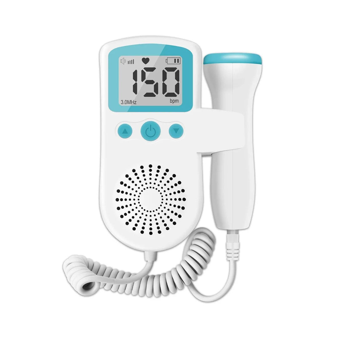 Handheld baby heartbeat monitor, essential for expecting mothers