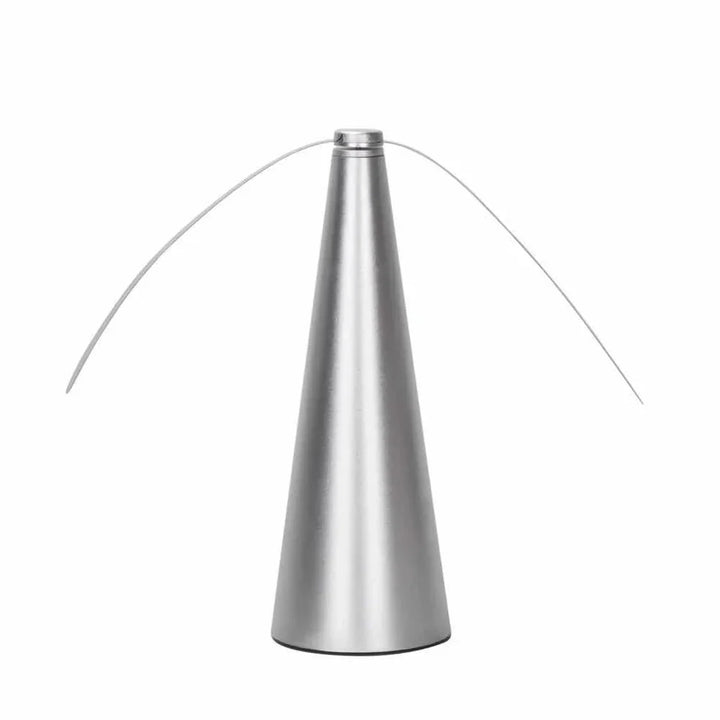 Protect food from flies during outdoor dining with this portable repellent fan.