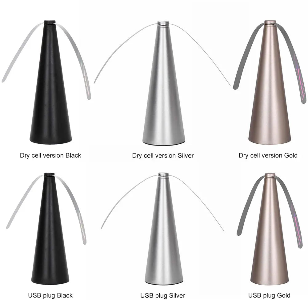 Keep flies off food at home parties & outdoor dining with this portable repellent fan.