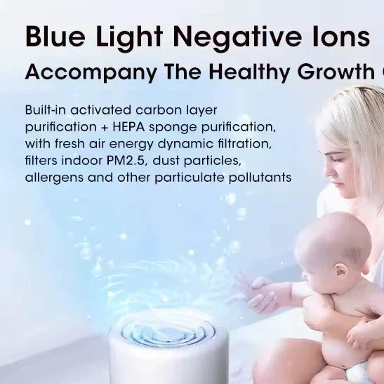 Enjoy fresh air with this quiet HEPA filter air purifier, great for smoke removal and allergy relief.