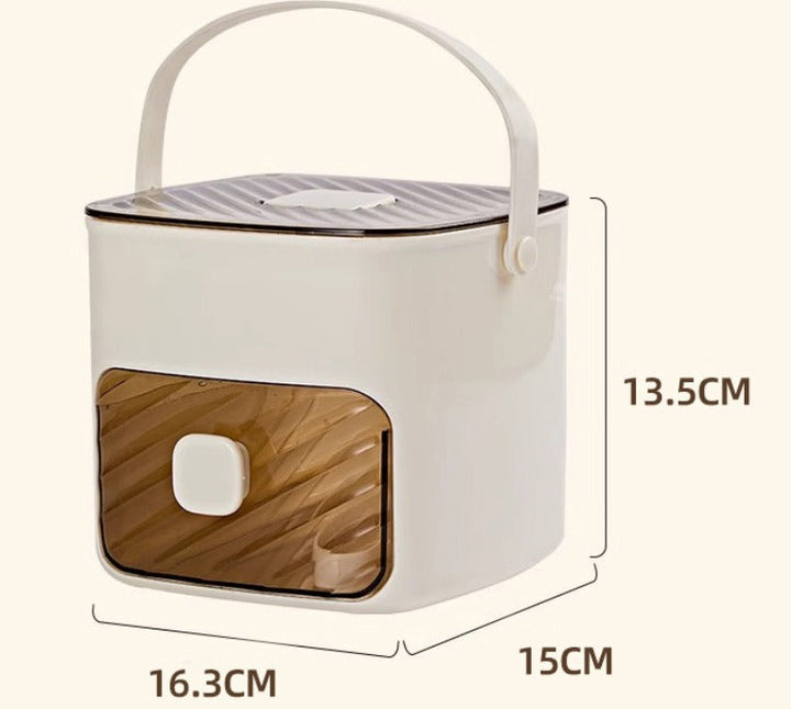 Green portable ice maker & chiller, perfect for party drinks at home, office, or any outdoor gathering. Compact.