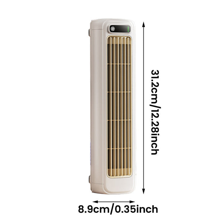 Rechargeable fan and personal air cooler, 2000mAh battery for portable comfort.