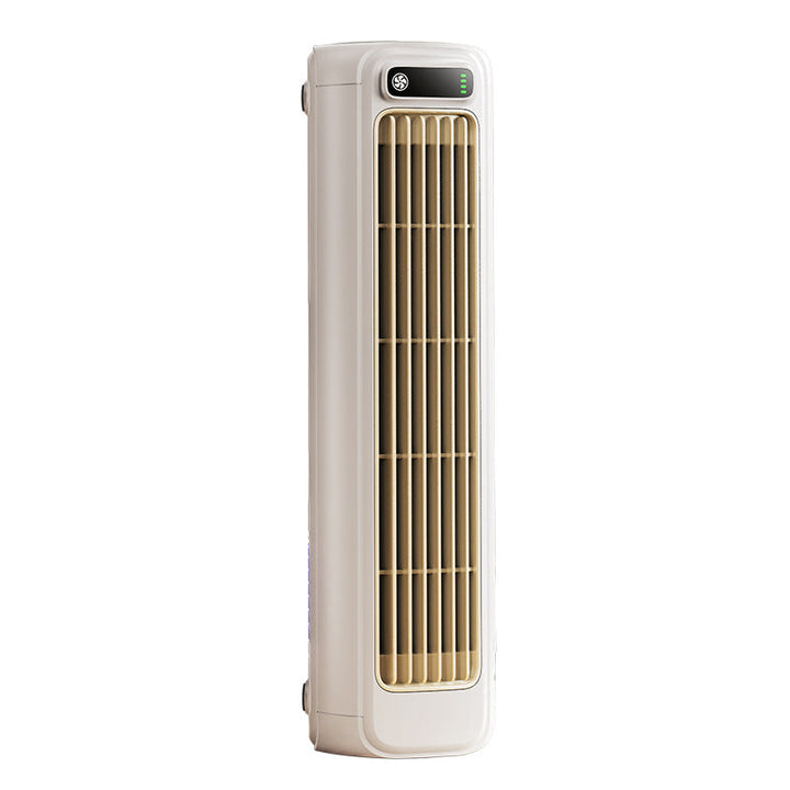 Desk fan & mini cooler, portable rechargeable personal air unit for small spaces.