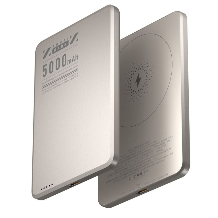 Fast charging wireless magnetic charger, perfect travel power bank.
