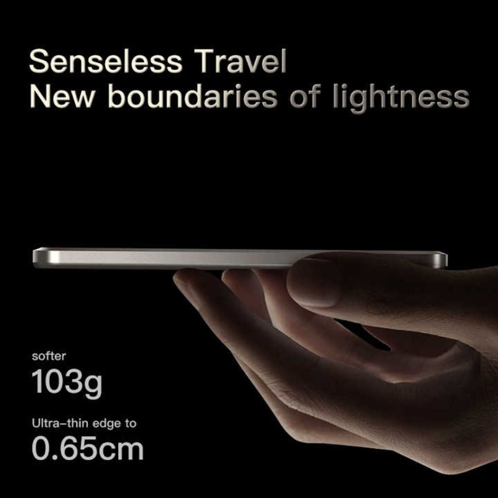 Sleek portable magnetic wireless charger for iPhone, fast charging tech gadget.