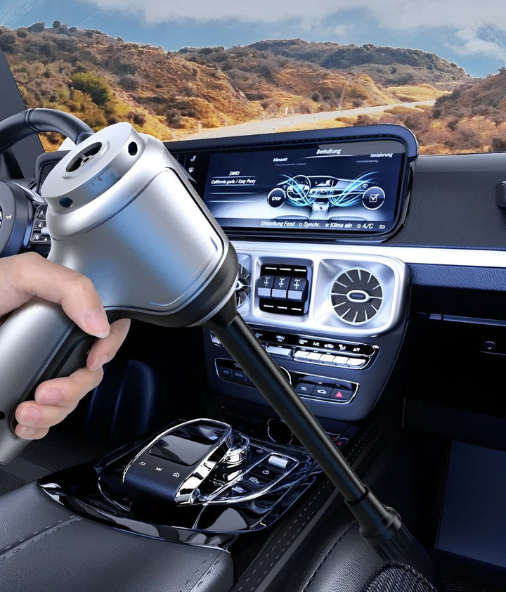 Powerful cordless car vacuum cleaner with 95000Pa suction for effortless auto detailing & vehicle cleaning.