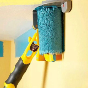 Precision paint roller for flawless wall painting. DIY home improvement tool for clean edges.