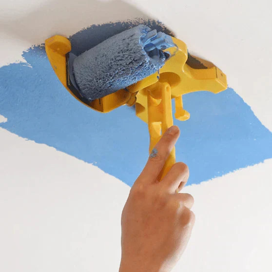 Edge paint roller tool, perfect for clean lines without tape. Home renovation solution for walls.