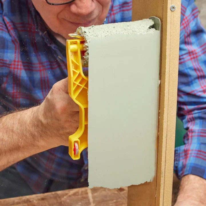 Achieve professional, clean edges with this precision paint roller. Perfect for DIY wall painting.