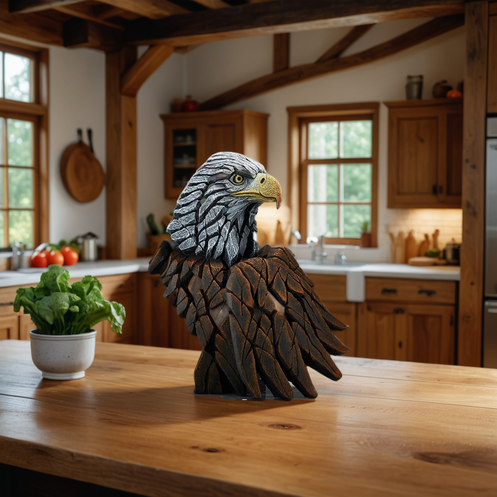 Resin art statue: Mystical prehistoric animal figure for enchanting home decor.