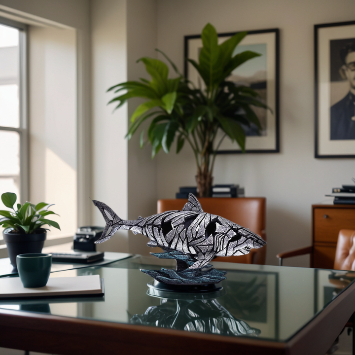 Elegant home accent: Prehistoric Glow mystical animal statue, perfect for shelves.