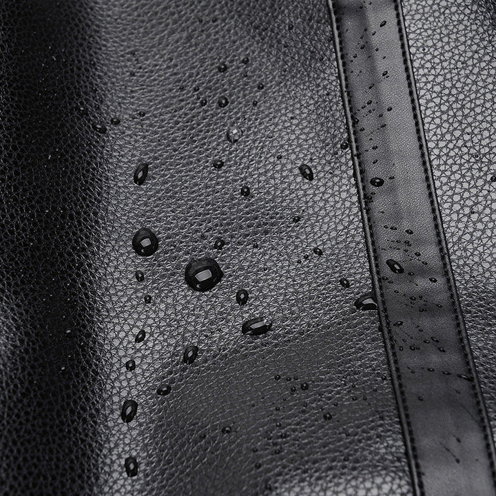 Stylish men's premium leather weekend bag, spacious and durable, perfect for travel adventures.