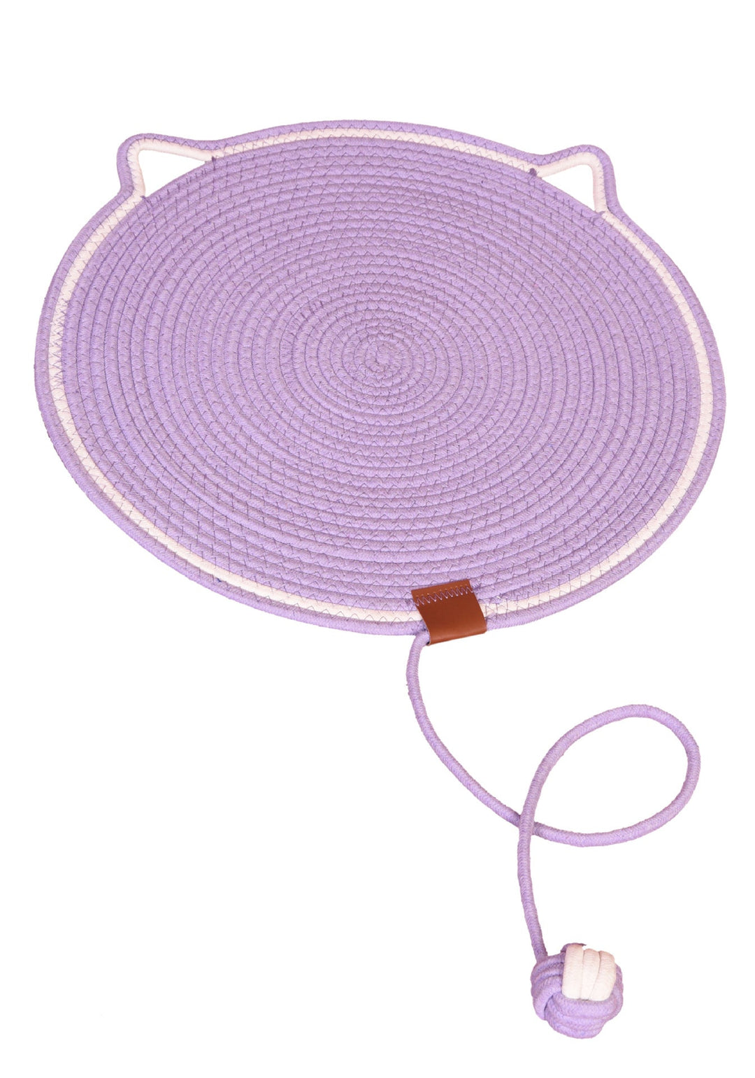 Compact cat scratching rug, ideal for apartments and small spaces