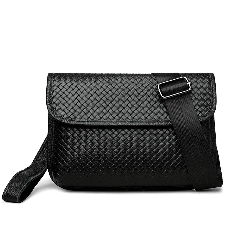 Gift-ready: Men's premium genuine leather sling bag. Functional & fashionable everyday carry.