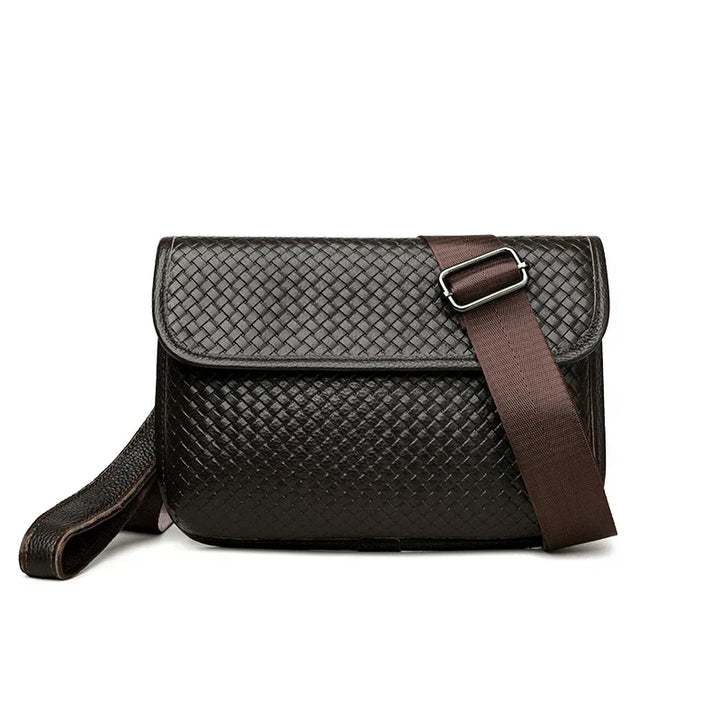 Stylish men's leather crossbody bag. Perfect for urban exploration & modern everyday carry.