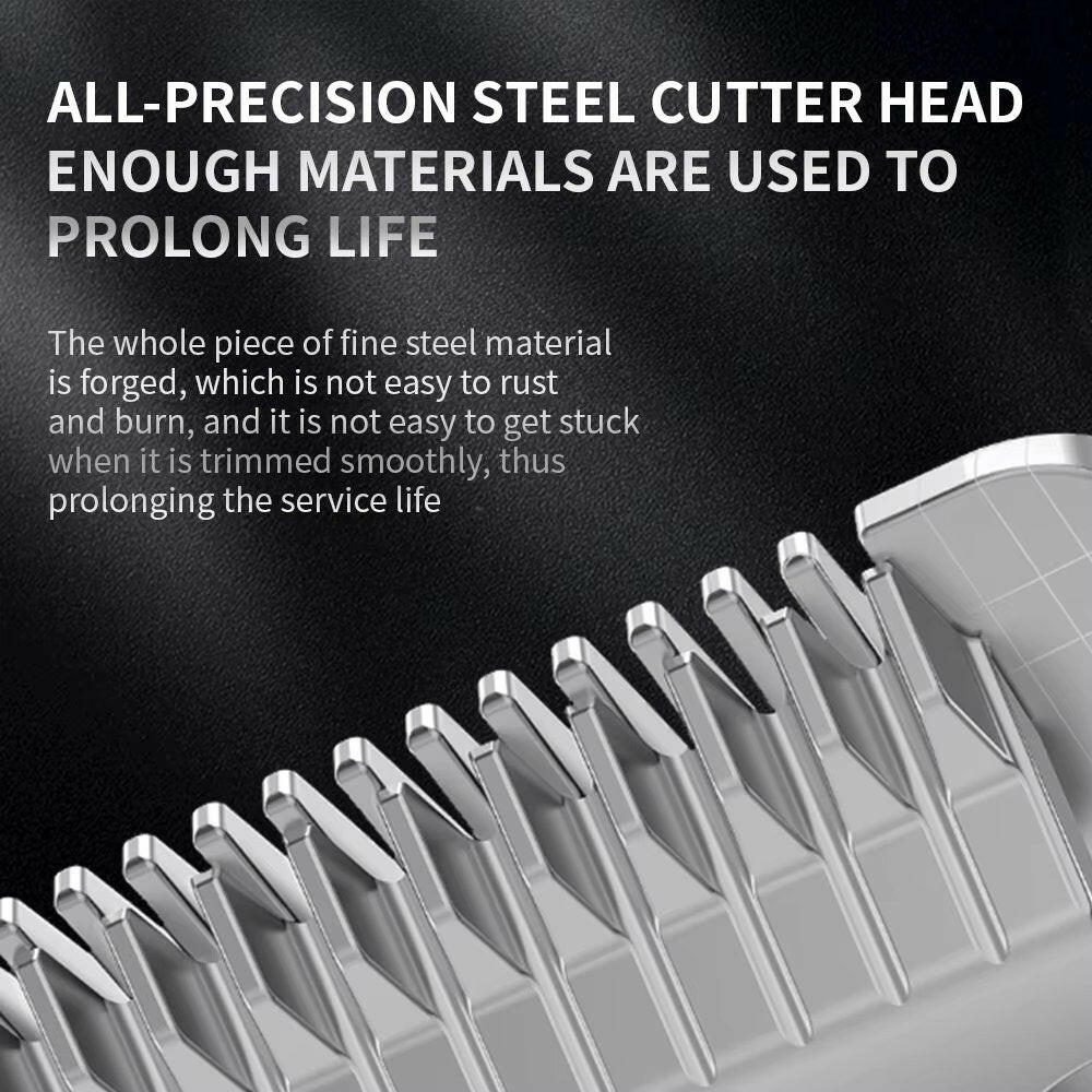 Versatile dog grooming kit: silent clippers, sharp scissors for professional & home use.