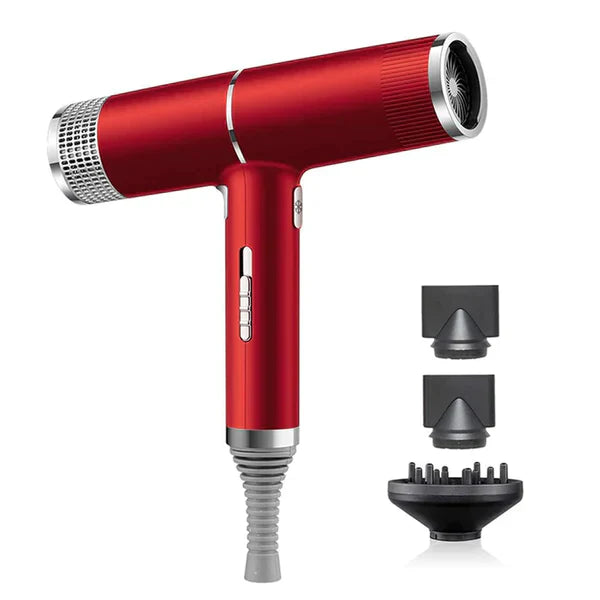 Professional ionic salon hair dryer with fast drying and frizz control for salon quality results.