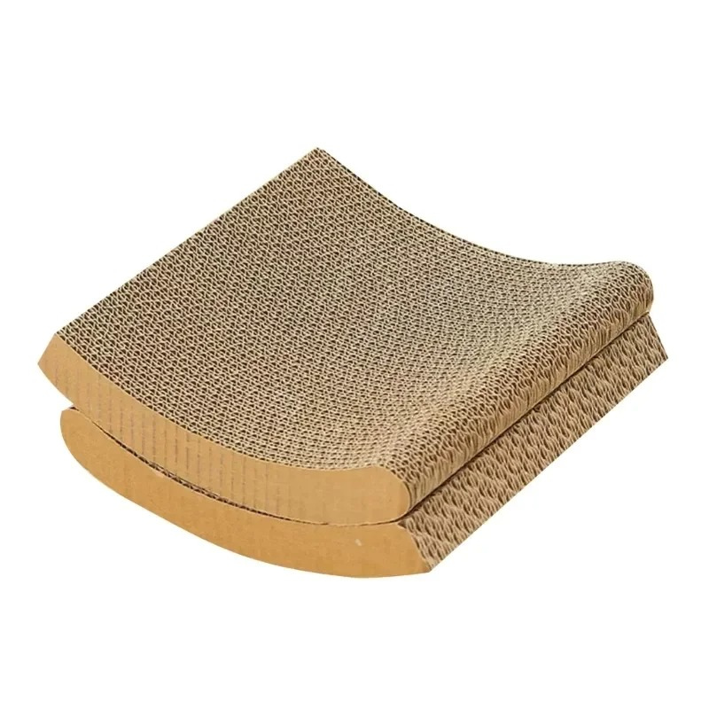 Protect your home with the PurrLounge cat scratcher, a versatile piece of pet furniture that doubles as a cozy cat bed.