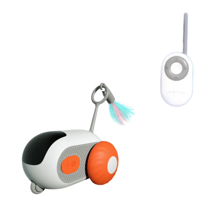 Remote-controlled silicone cat toy for endless hours of play