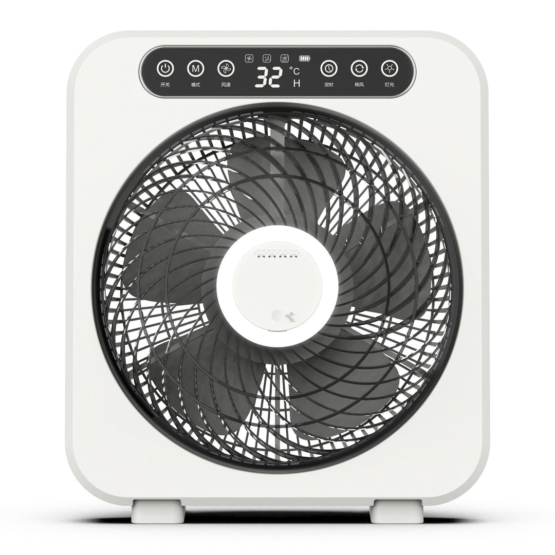 Modern home electric fan with powerful, quiet operation. Perfect for cooling any room during hot summer days.