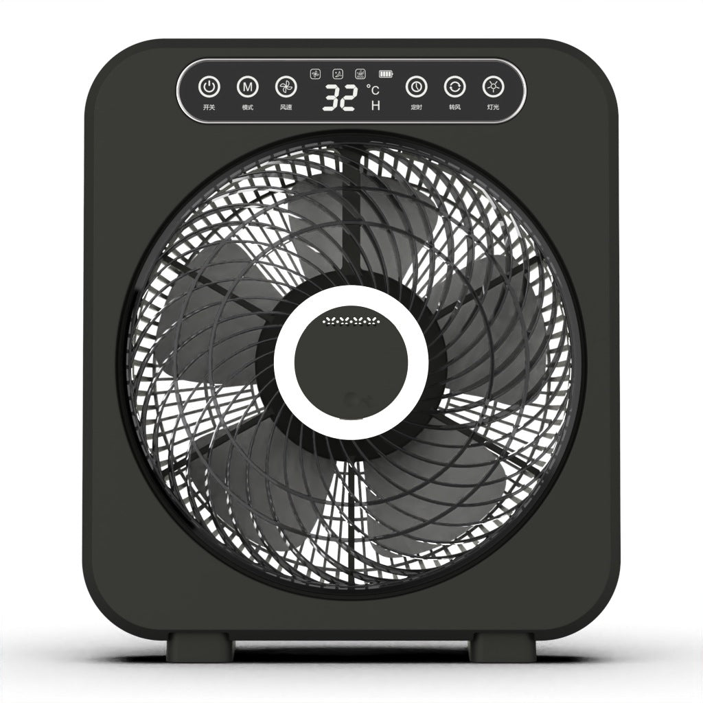 Adjustable quiet cooling fan, an essential home appliance for summer. Ensures comfortable air circulation.