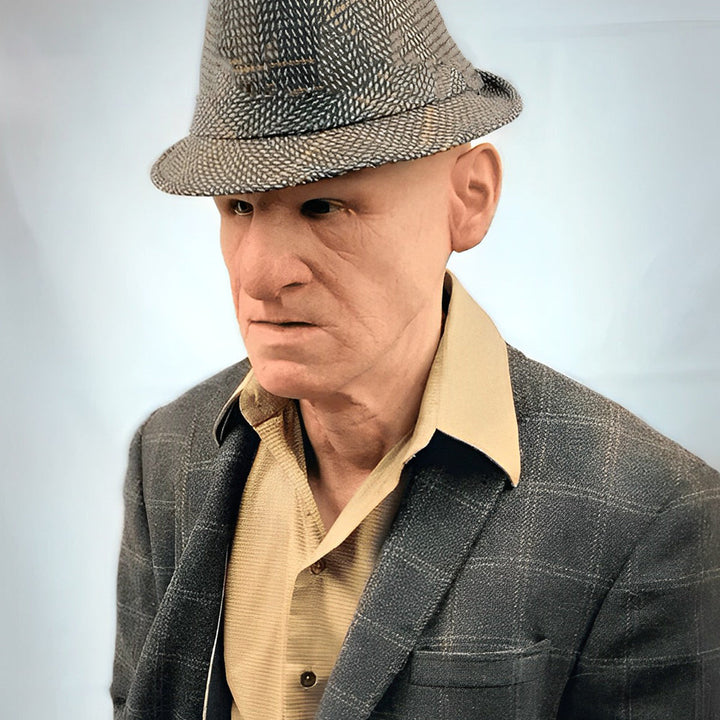 Realistic elderly man mask for immersive cosplay