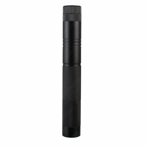 Unisex aluminum laser pointer pen with safety lock & adjustable focus. Long-range & rechargeable.