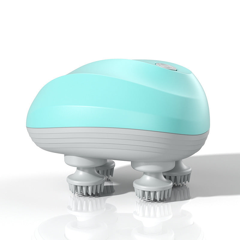 Gentle pet massager for deep relaxation & stress relief in cats & dogs. Rechargeable grooming tool for home care.